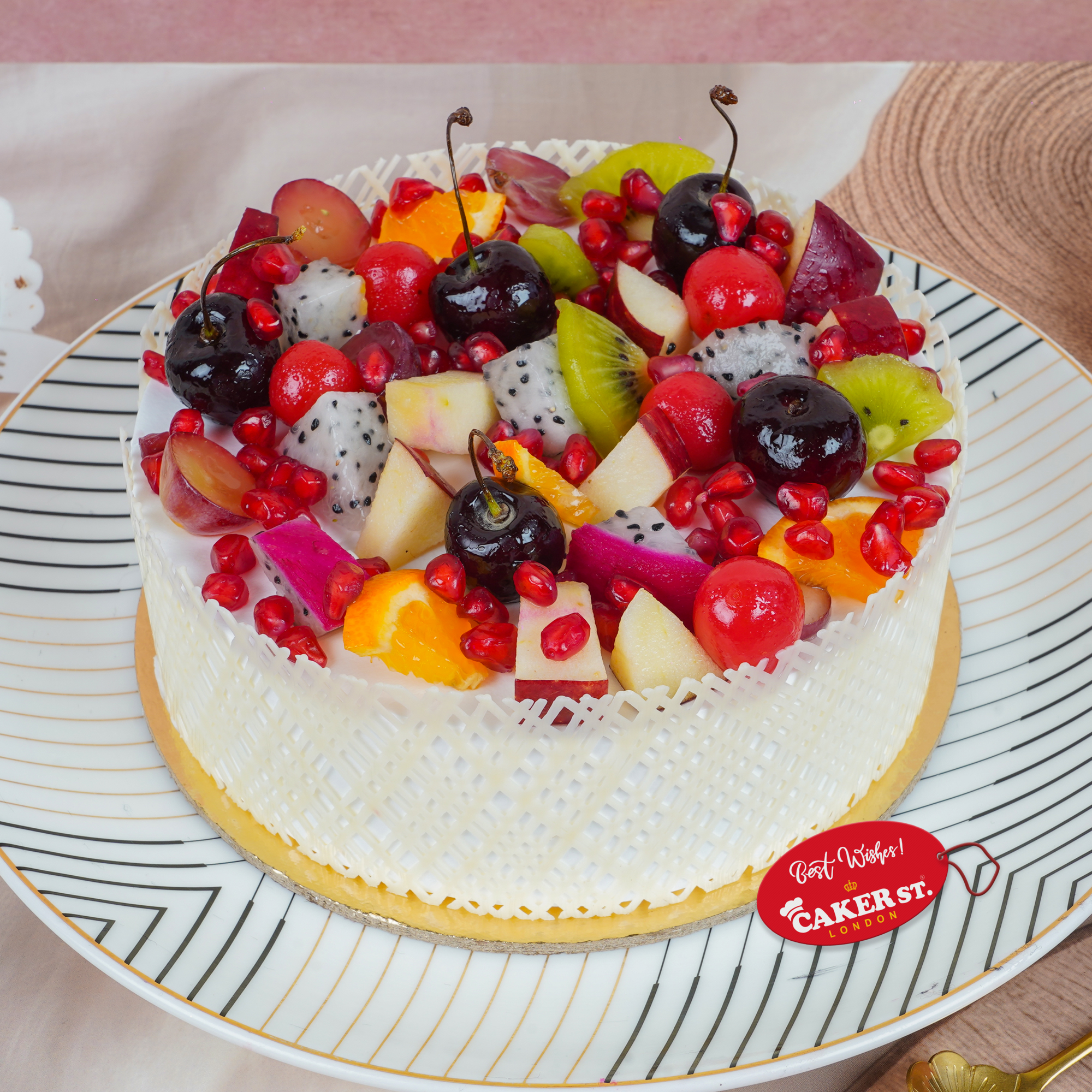 Cherry Citrus Fruit Cake