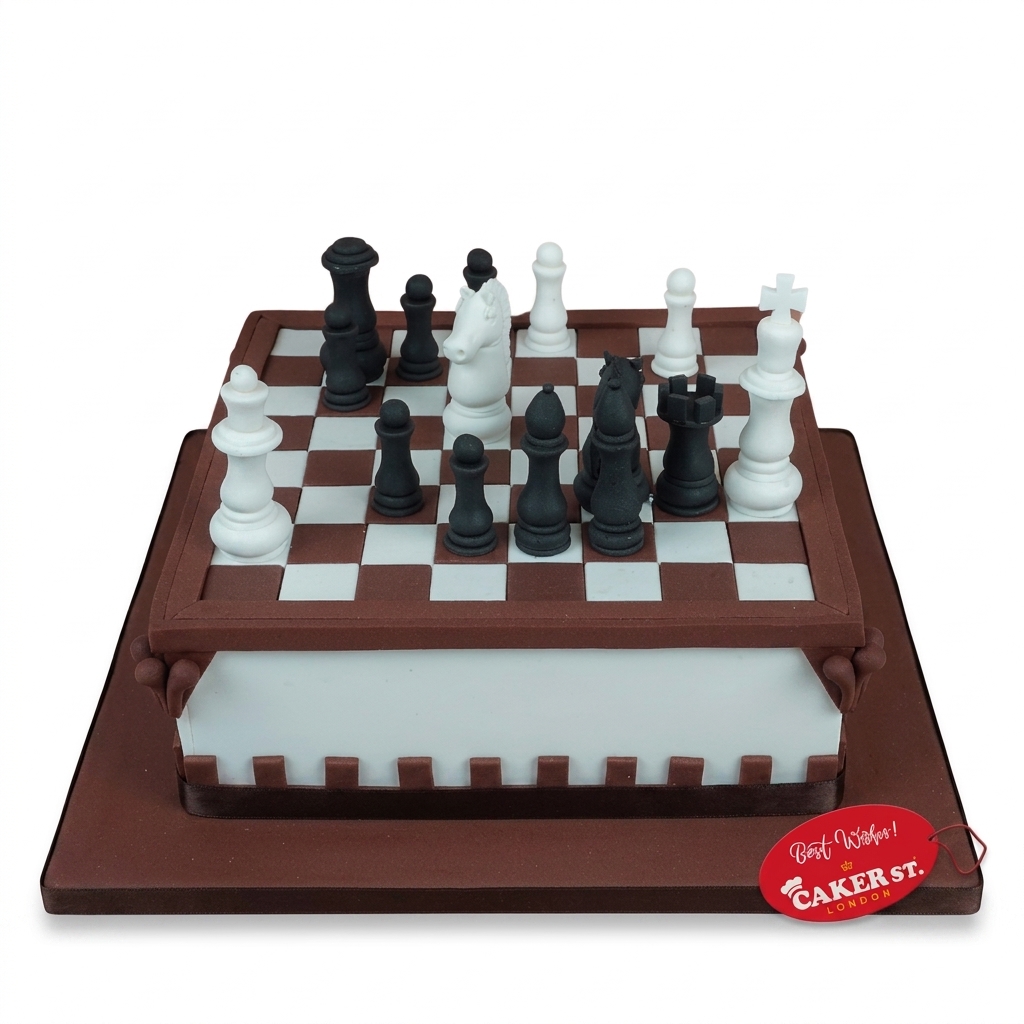 Chess Board Birthday Cake