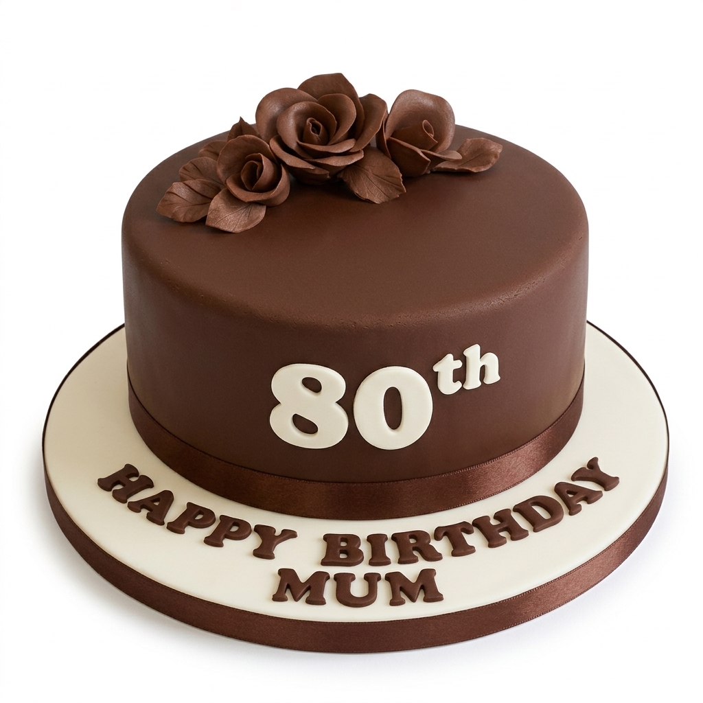 Elegant Rose Birthday Cake for Her