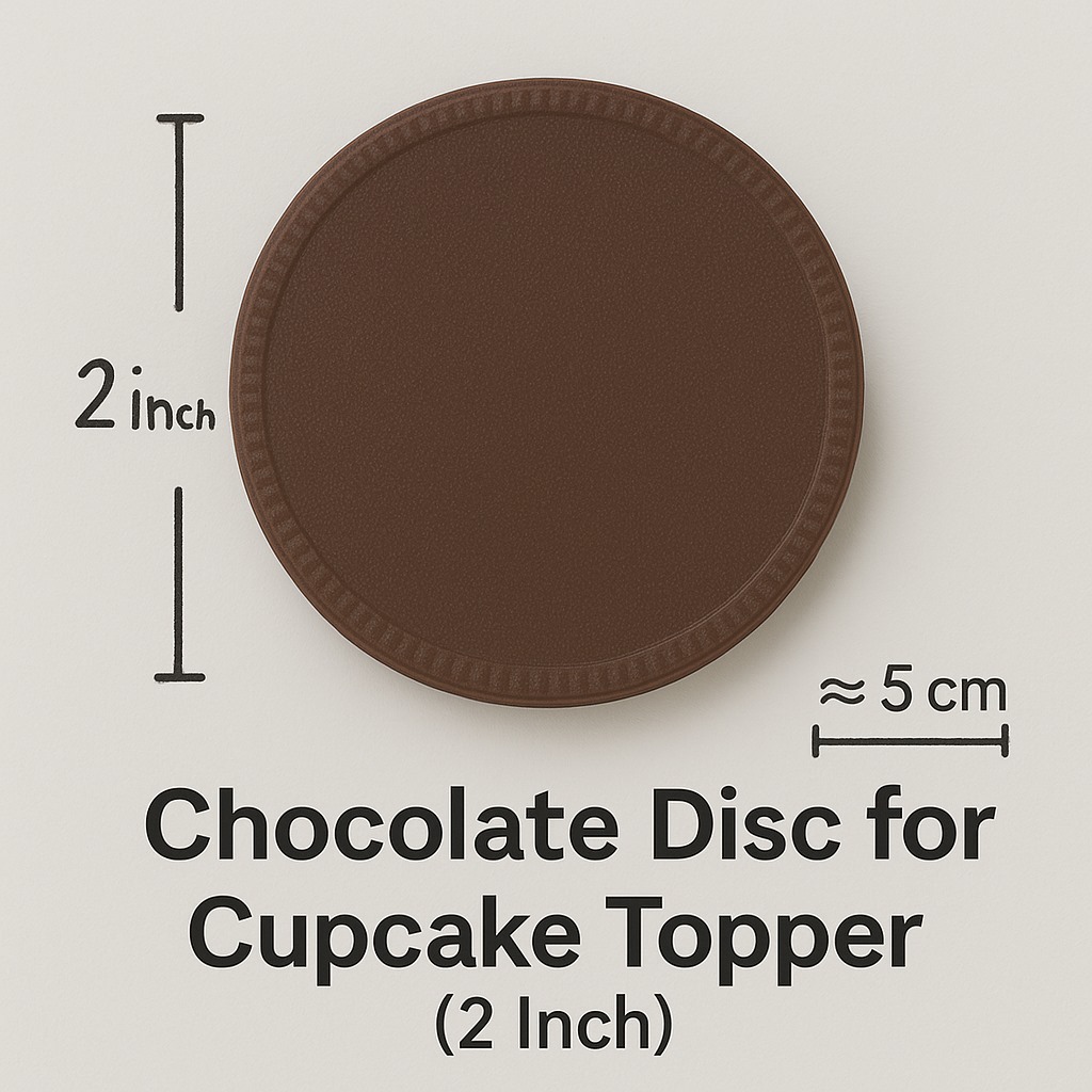Chocolate Disc Baby Shower Cupcakes For Boys