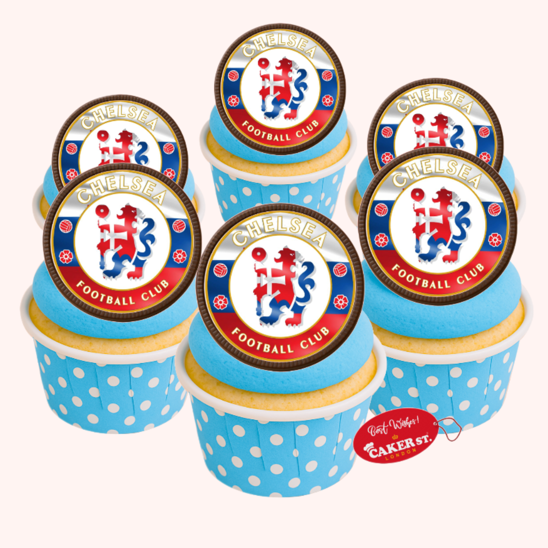 Chocolate Disc Chelsea Cupcakes