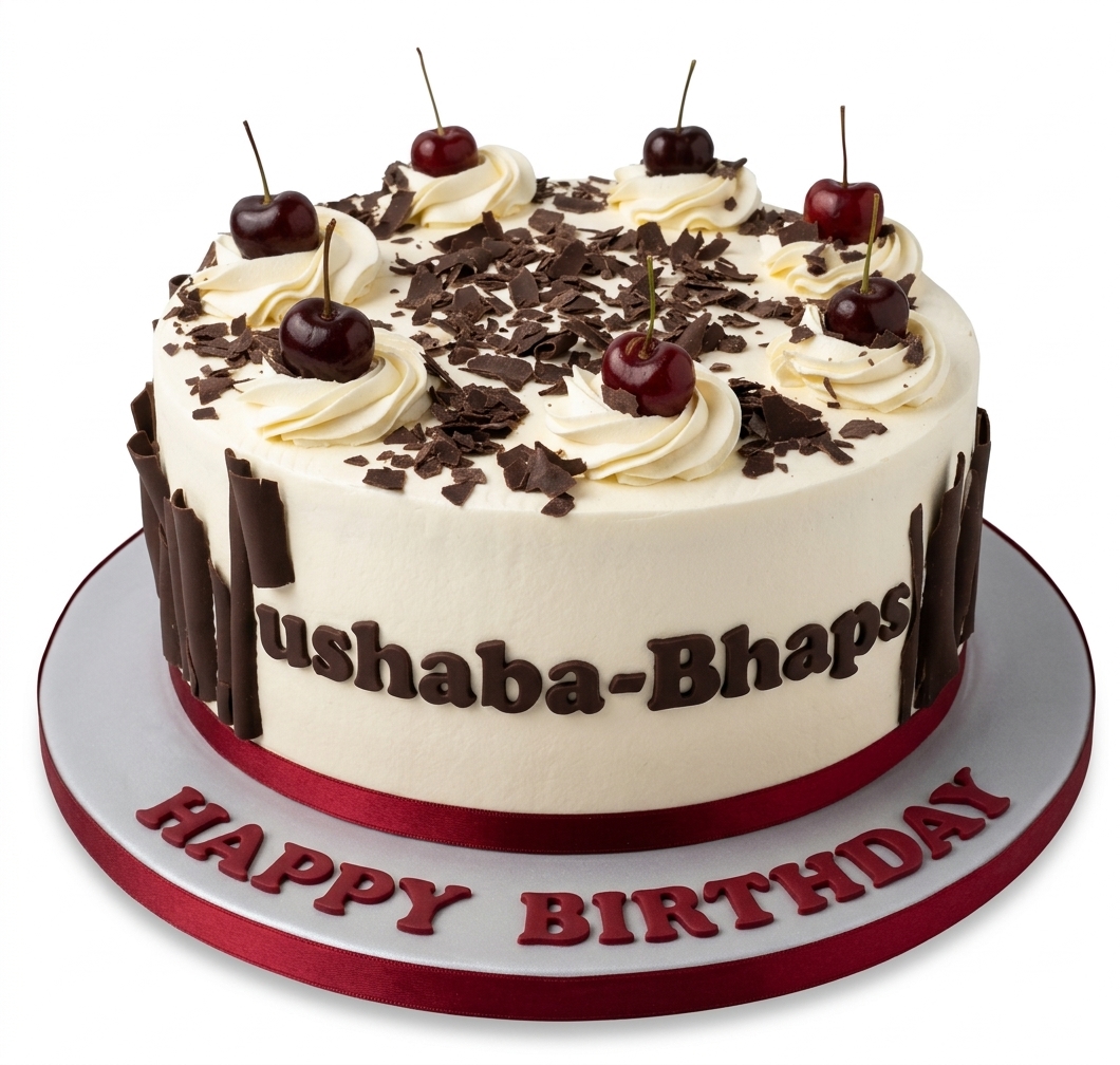 Classic Chocolate & Cherry Birthday Cake