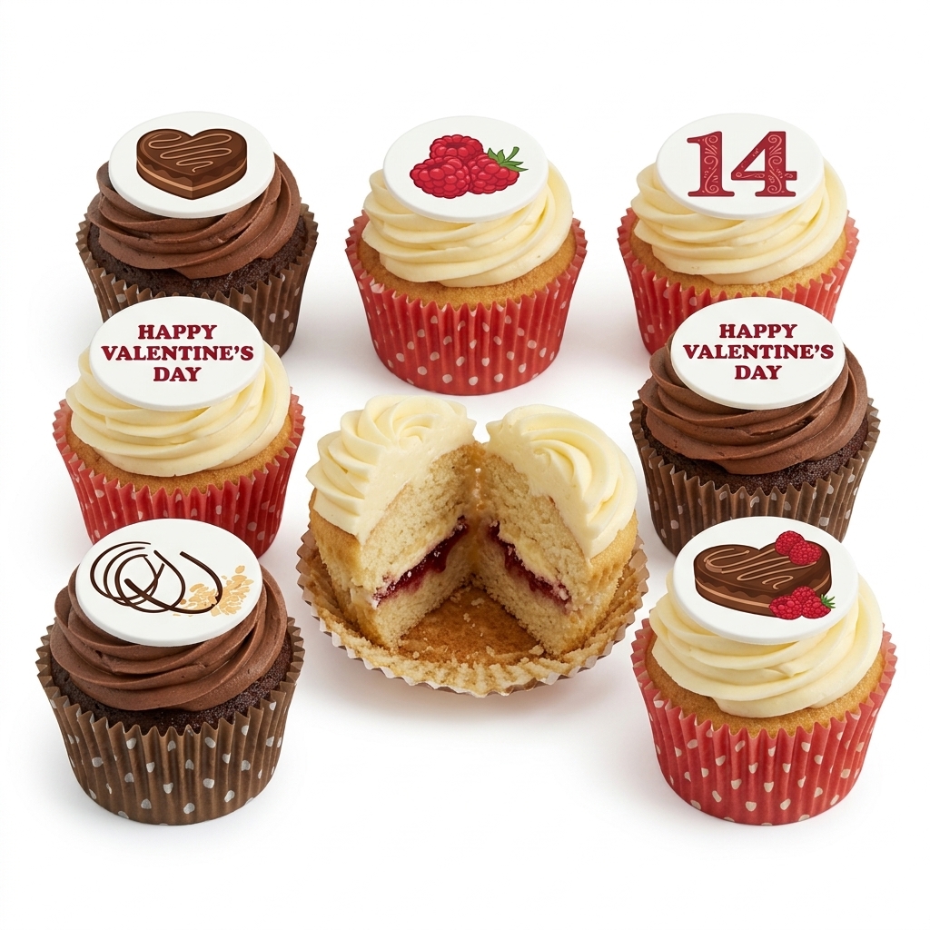 Happy Valentine's Day Cupcakes