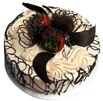 Chocolate Truffle Fresh Cream Cake