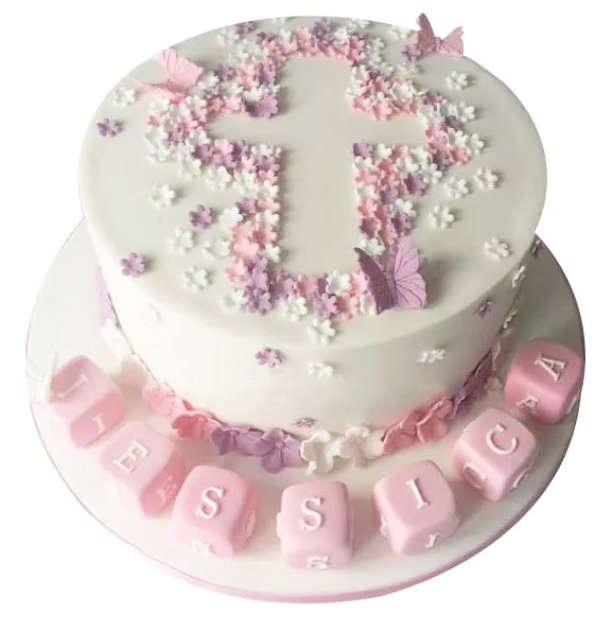 Christening Cake for Girl