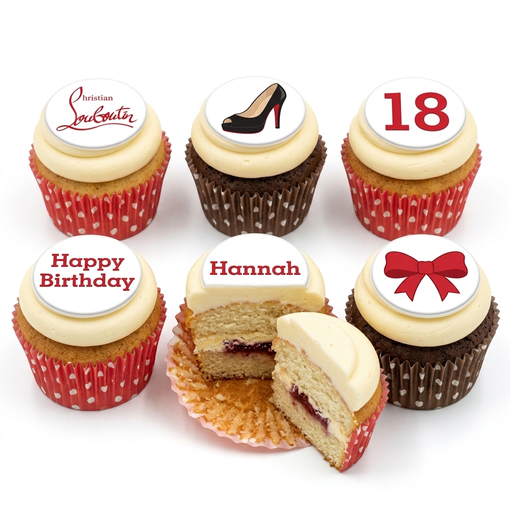 Louboutin Cupcakes with High Heels for Her