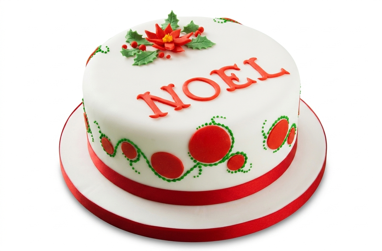 Classic Noel Christmas Cake