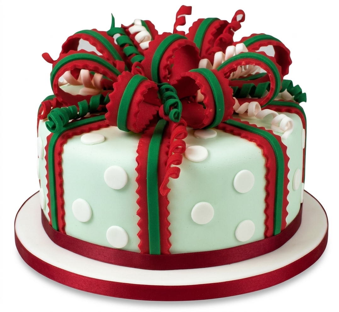 Gift Box Birthday Cake