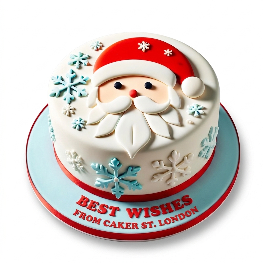 Santa Claus Christmas Cake