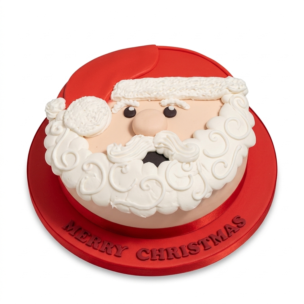 Santa Claus Christmas Cake