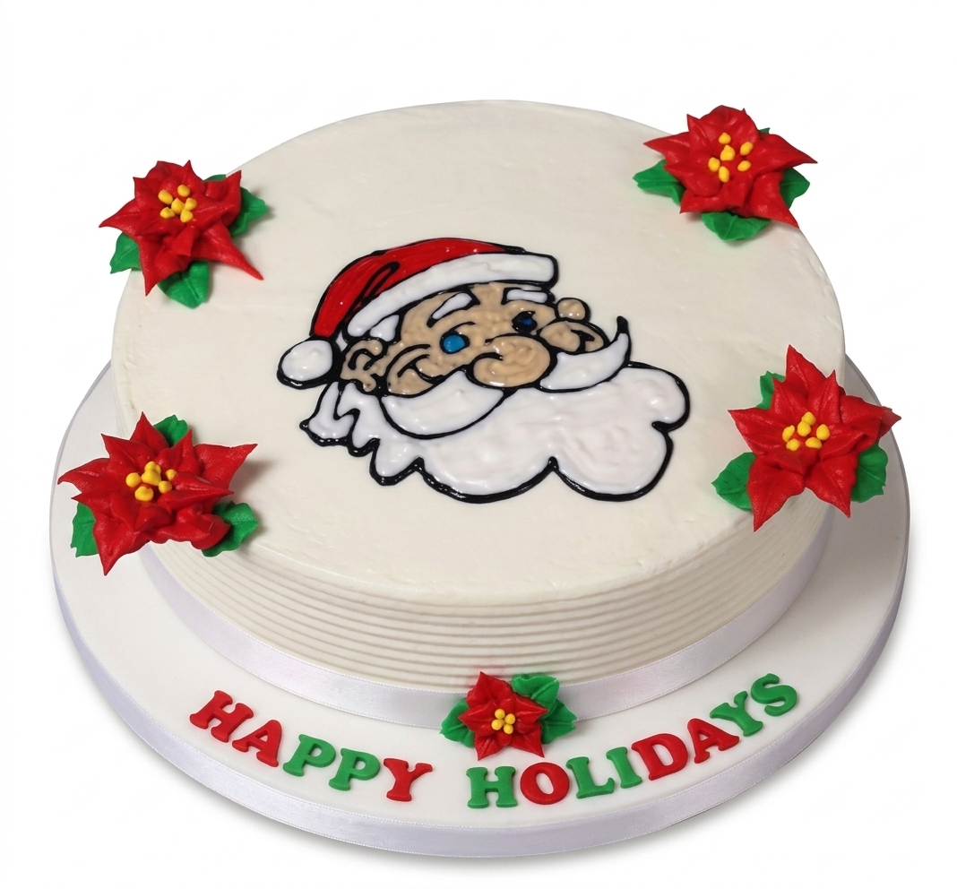 Santa Claus Christmas Cake