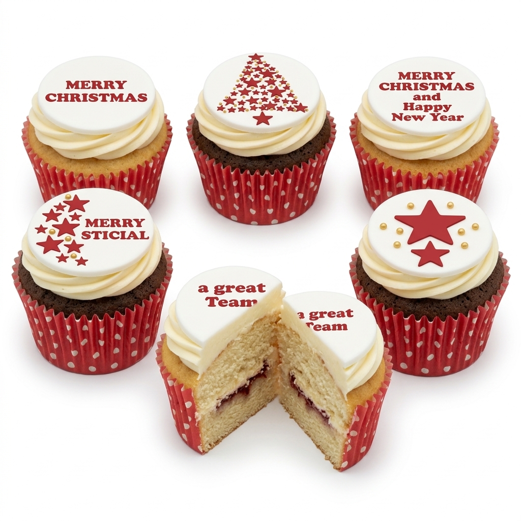 Festive Christmas Cupcakes