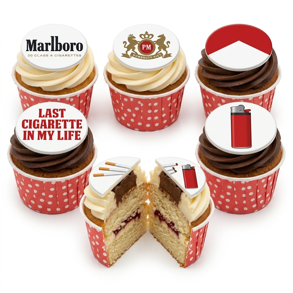 Last Cigarette Celebration Cupcakes