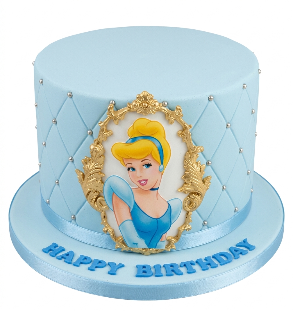 Cinderella Princess Birthday Cake