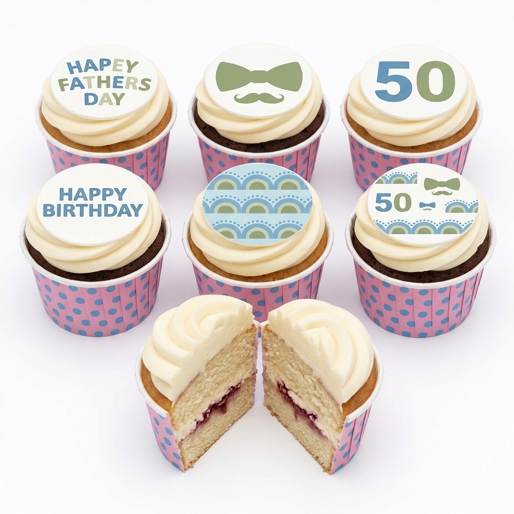 Gentleman's Birthday Cupcakes for Him