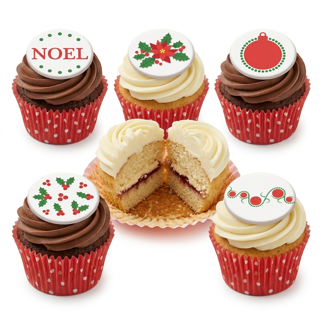 Festive Christmas Cupcakes