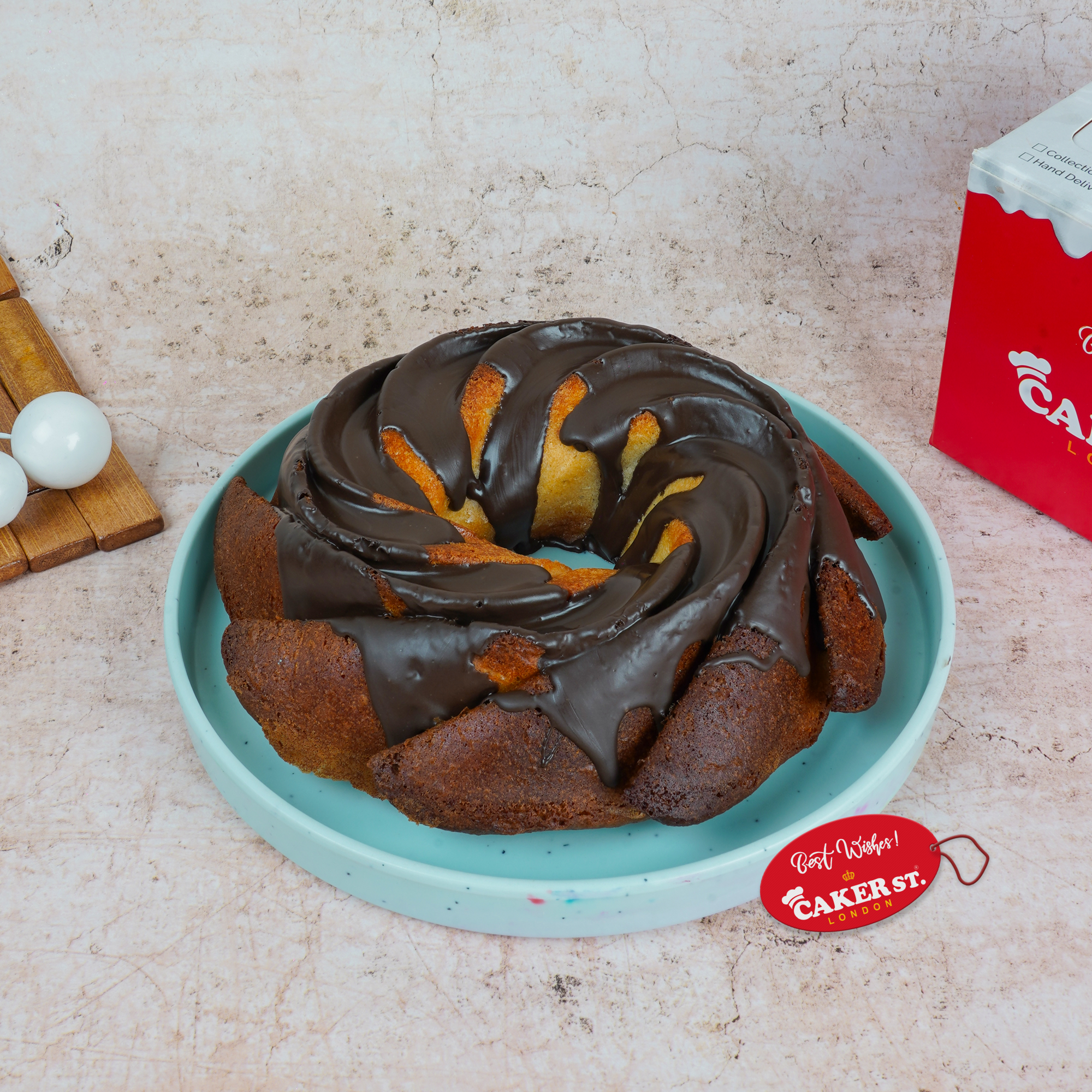 Classic Vanilla Ganache Bundt Cake