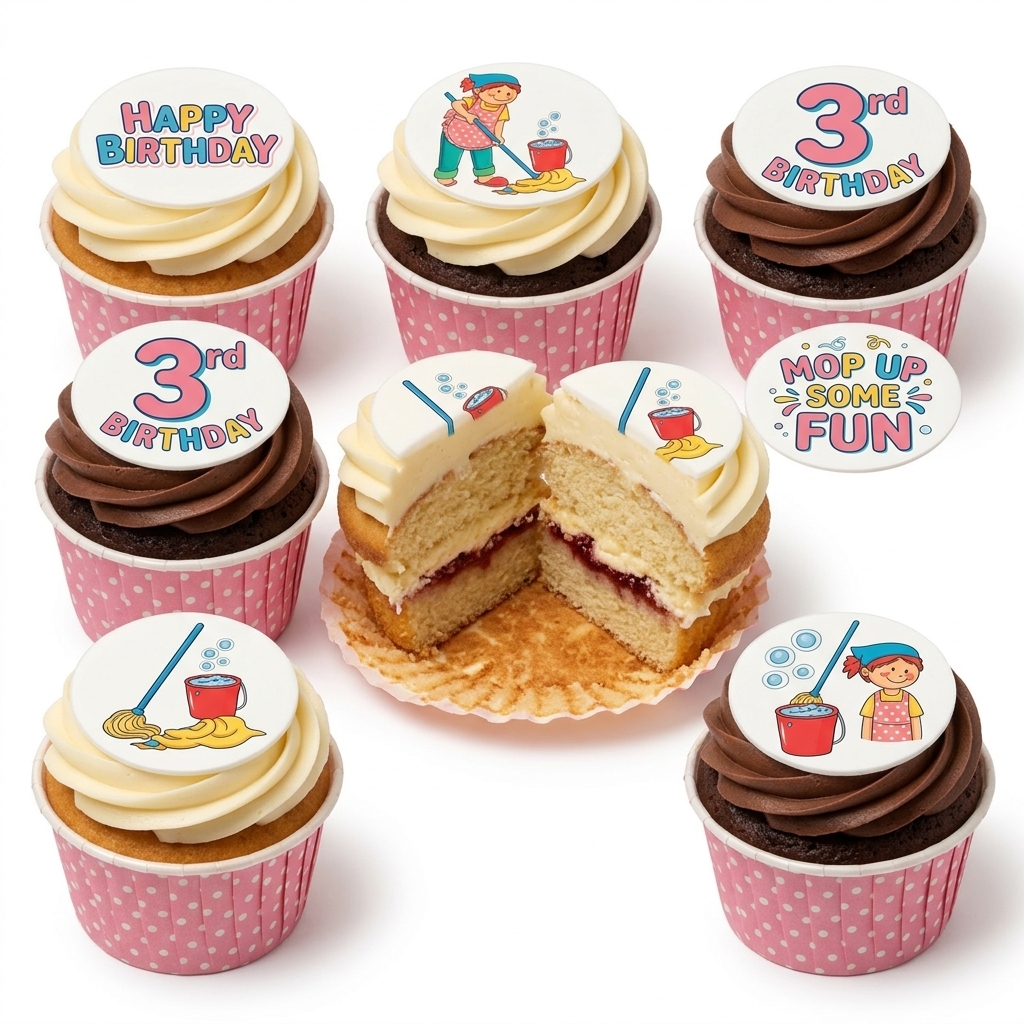 Fun Kids Birthday Cupcakes