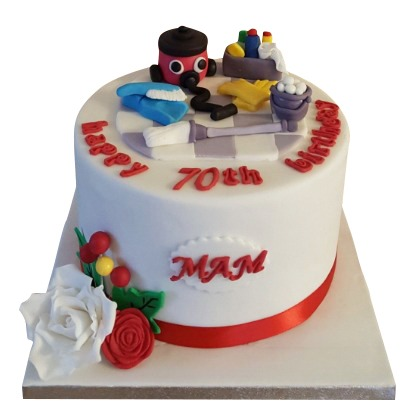 Cleaning Theme Cake 