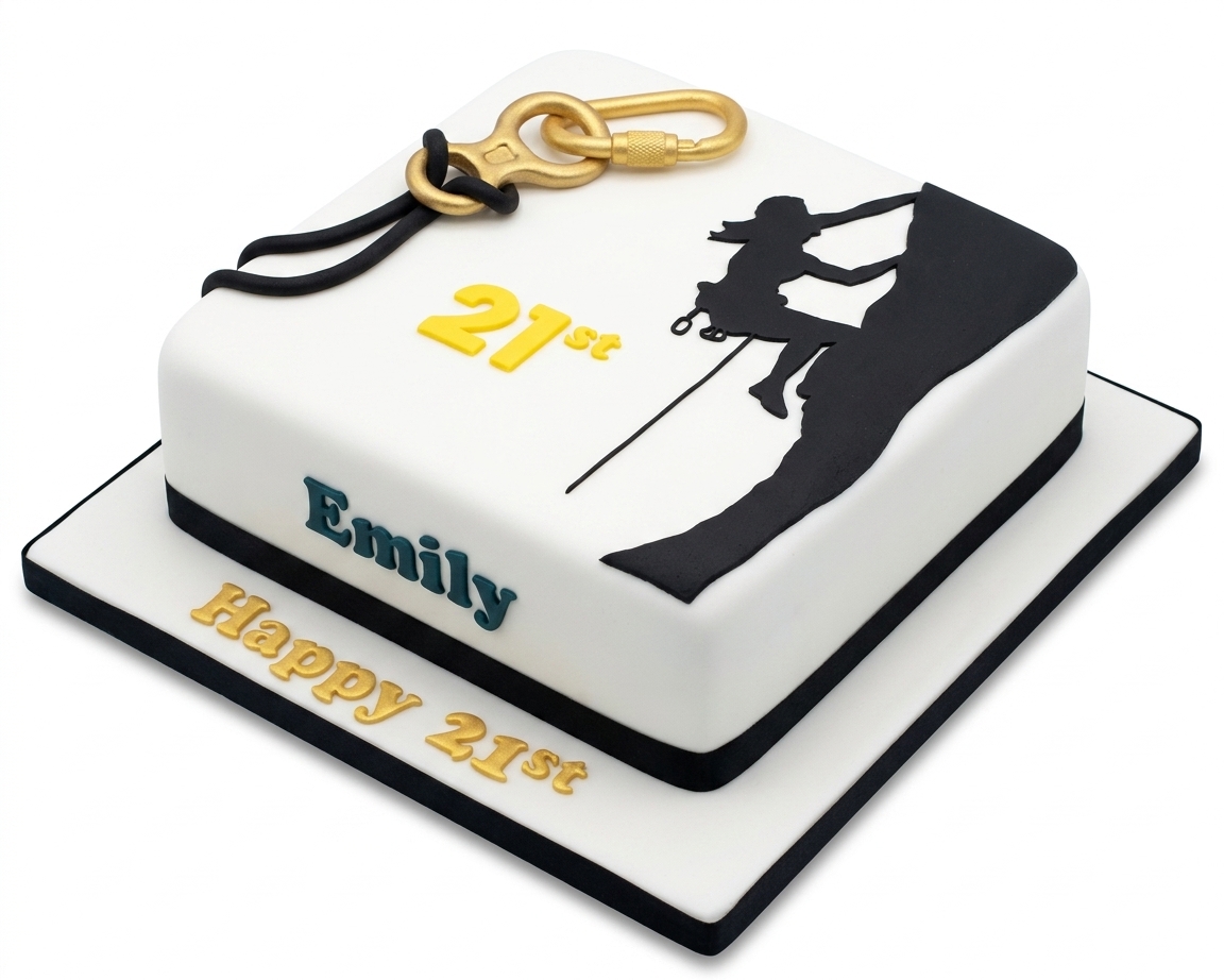 Climbing Adventure Birthday Cake