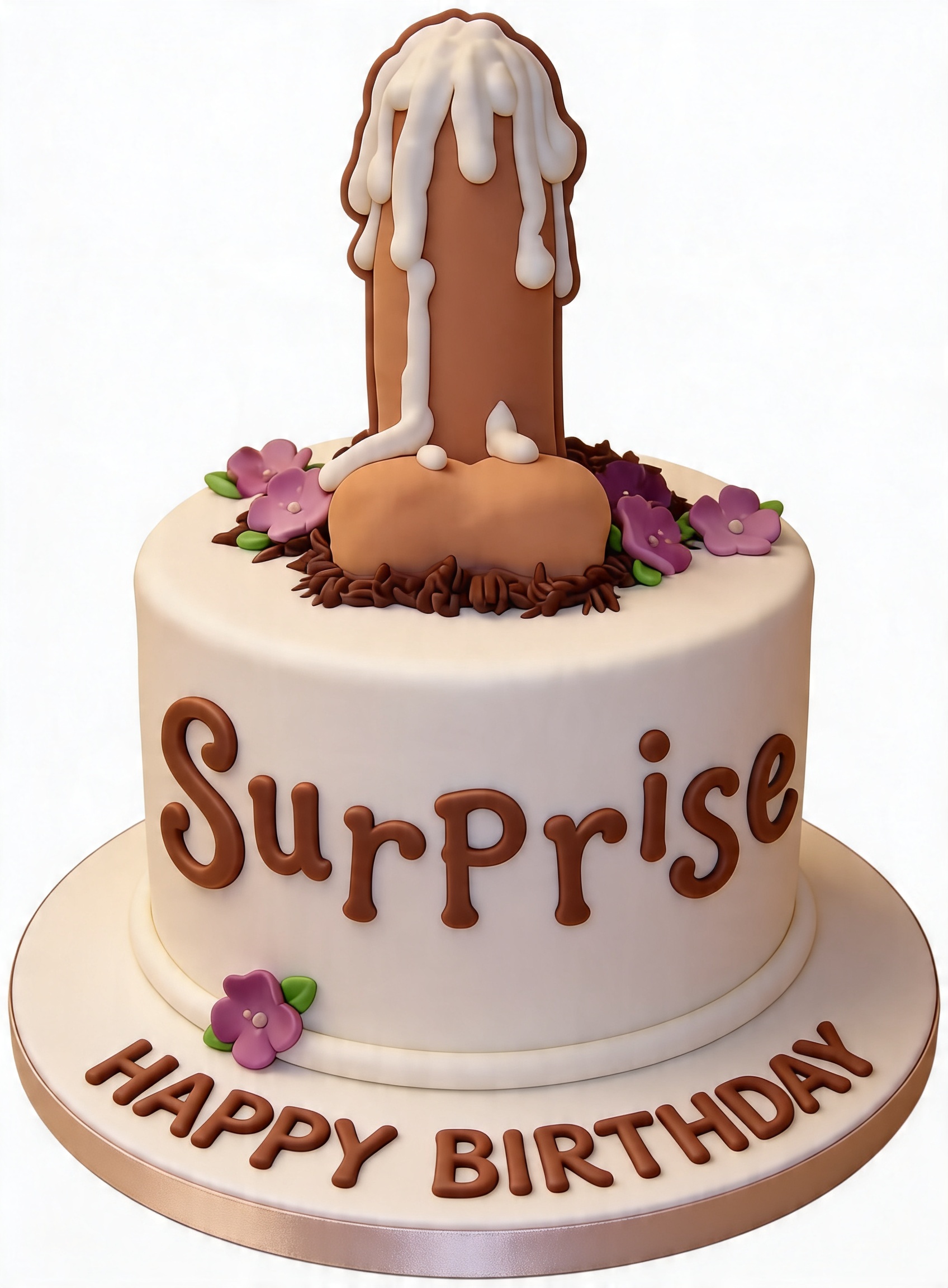 Surprise Rude Birthday Cake