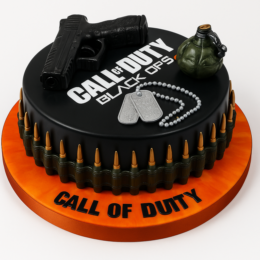 COD Birthday Cake For Boys