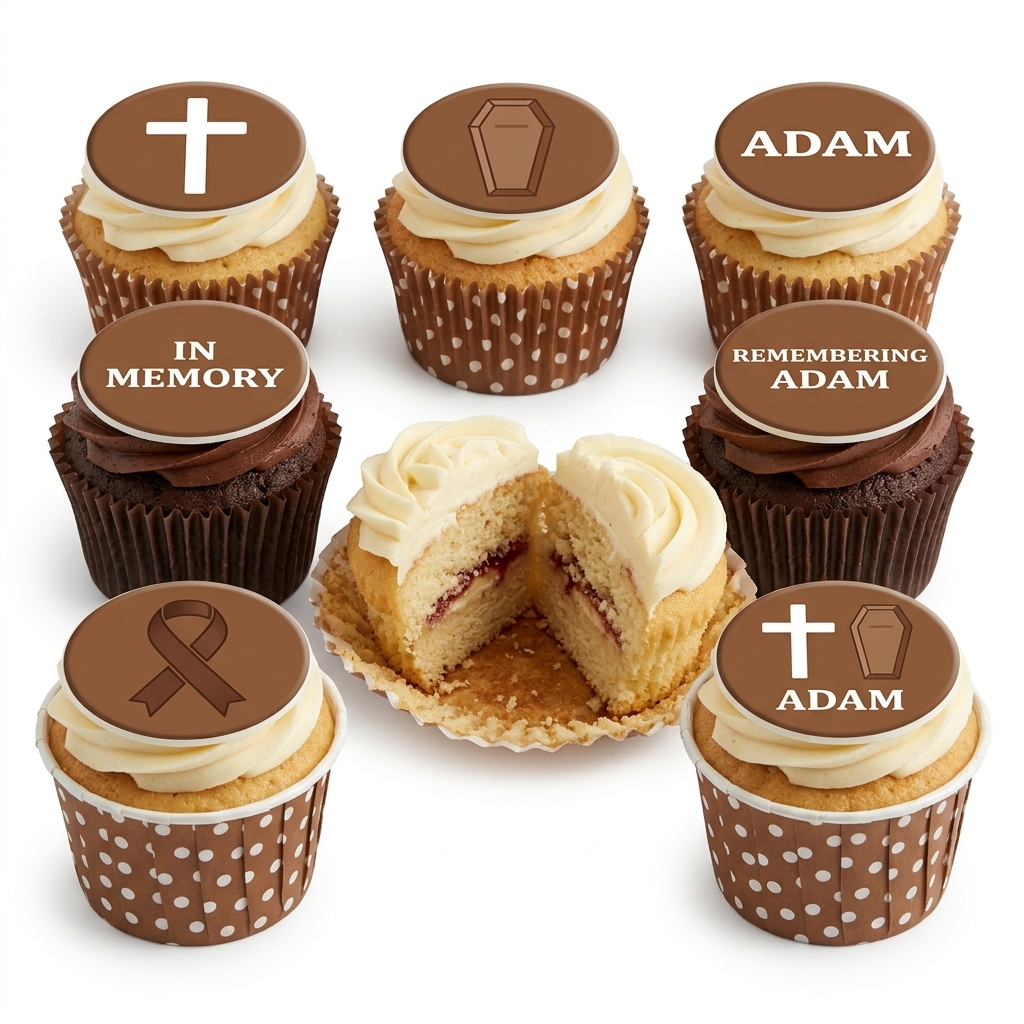 Remembrance Funeral Cupcakes