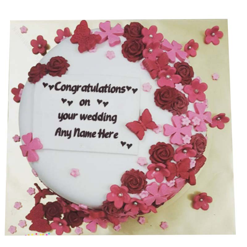 Wedding Anniversary Wishes Cake Images With Name