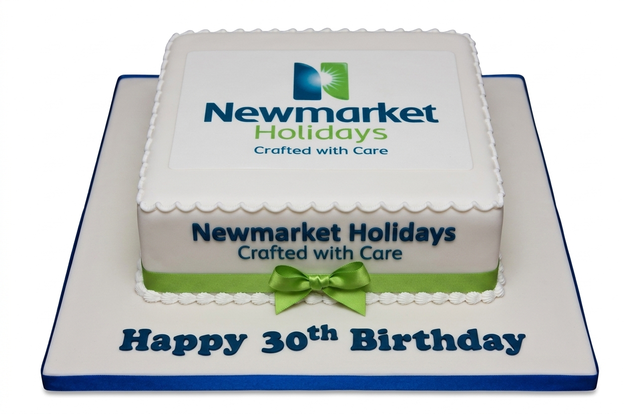 Corporate Logo Birthday Cake