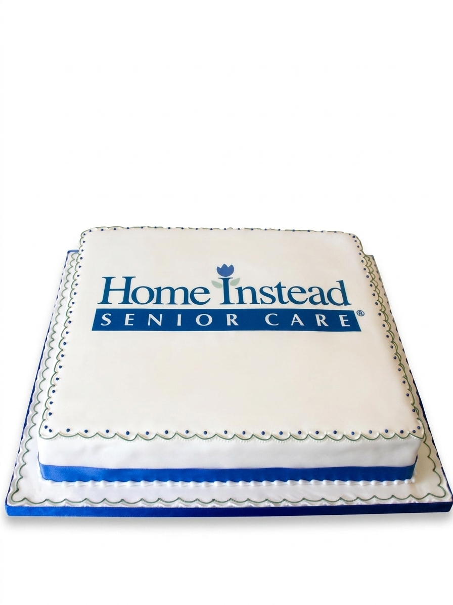 Branded Corporate Logo Celebration Cake