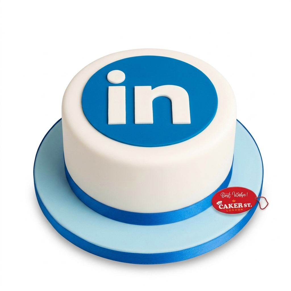 LinkedIn Logo Professional Cake