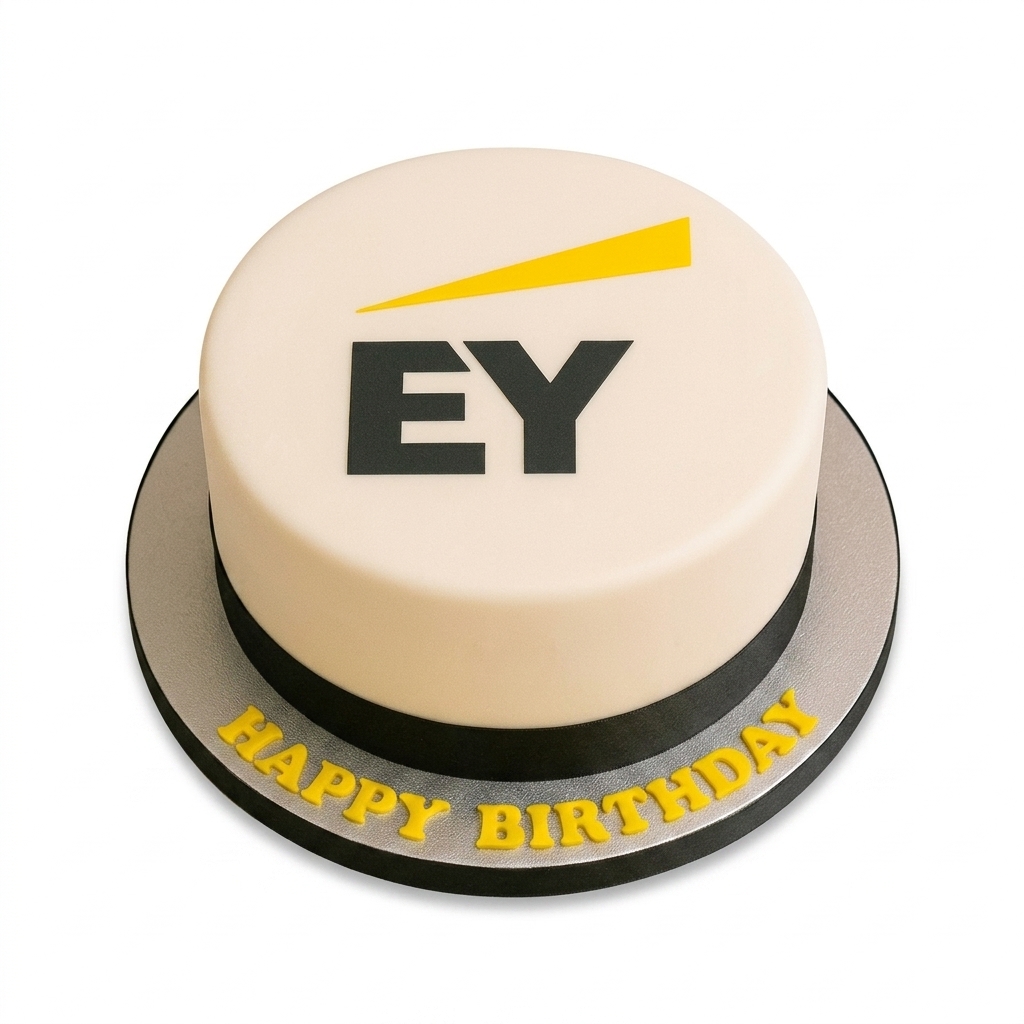 Corporate Logo Birthday Cake