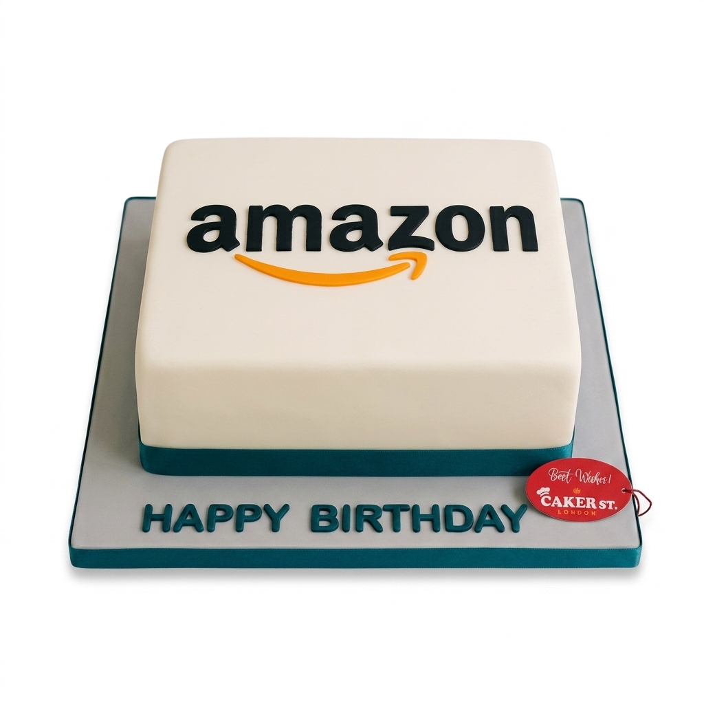 Amazon Logo Birthday Cake
