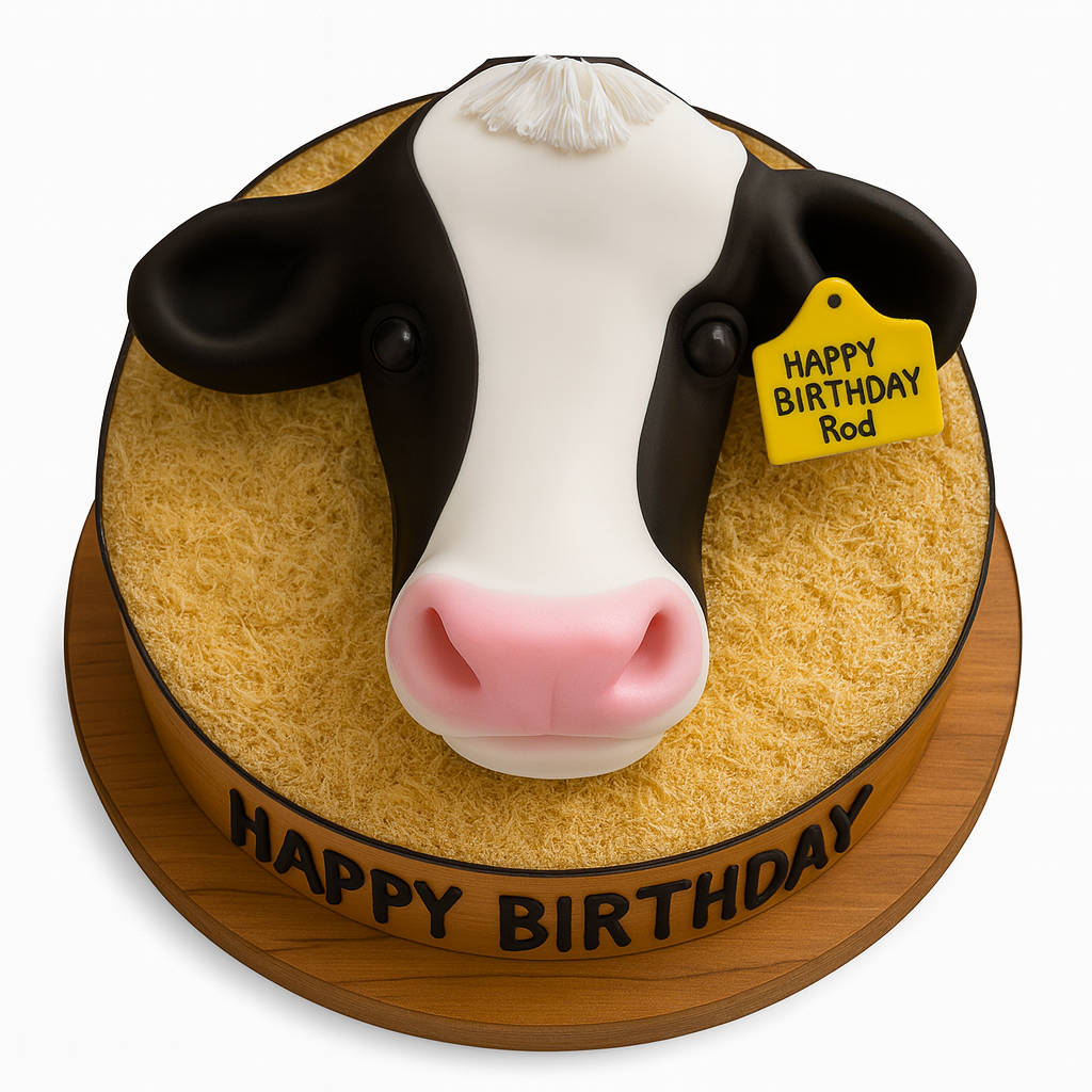 Cow cake for kids