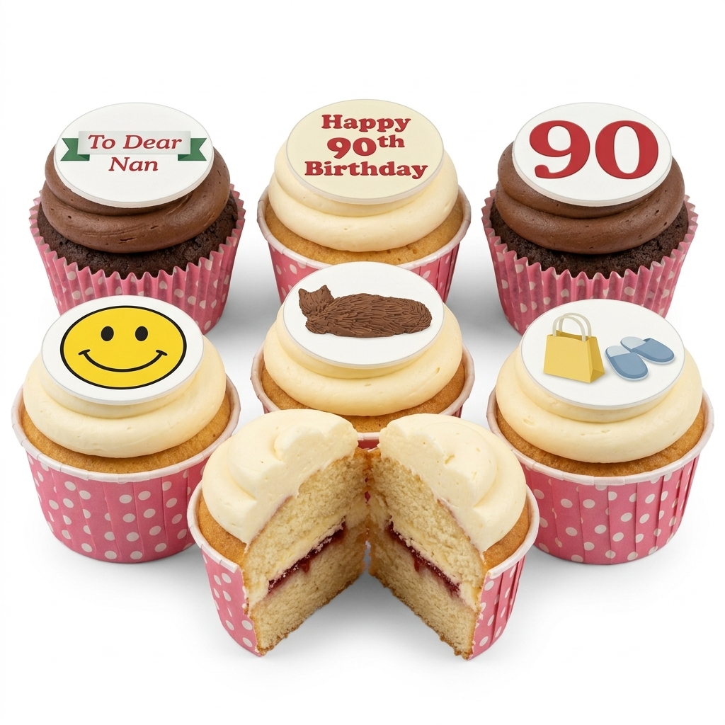 Personalised Ladies Birthday Cupcakes