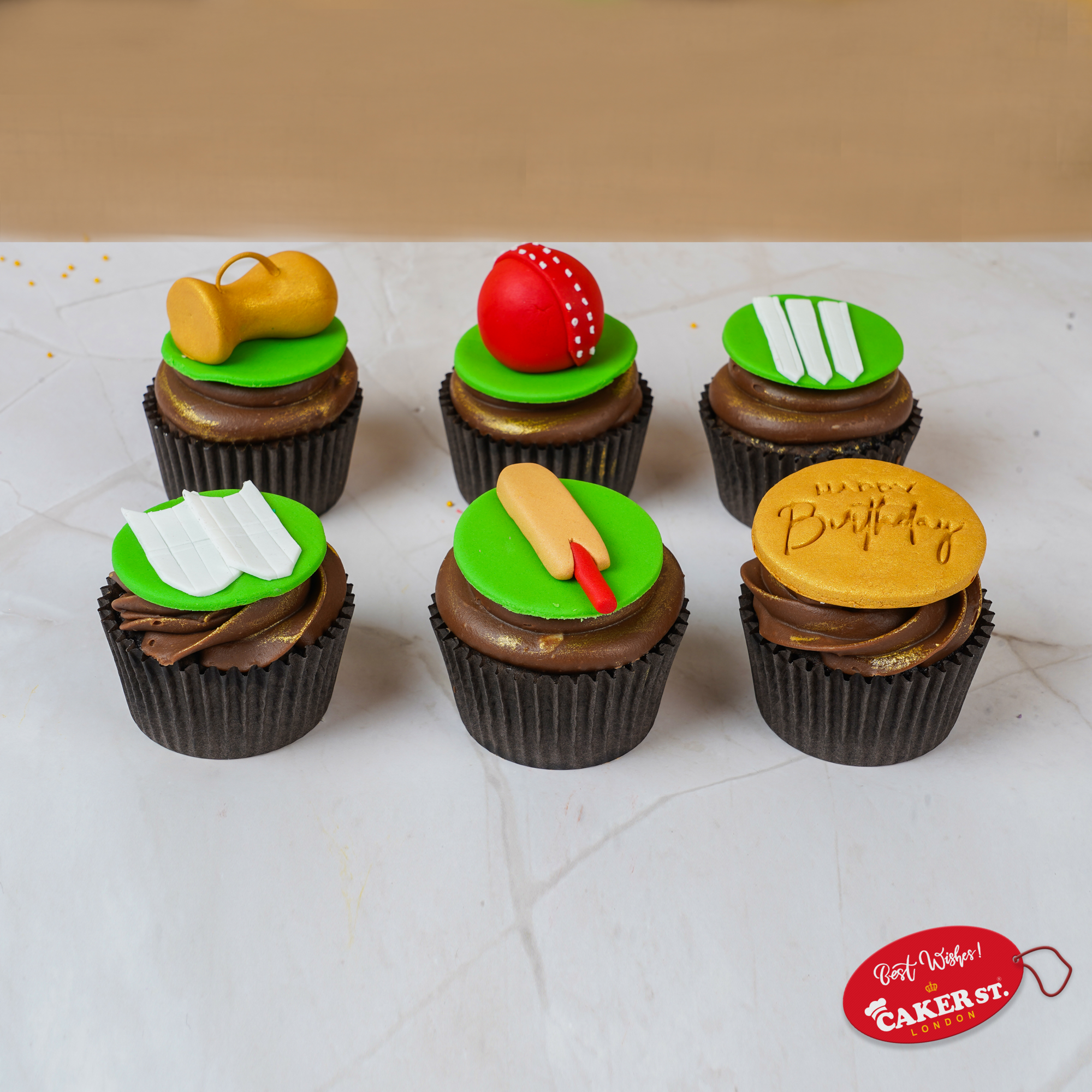 Craze Treats Cricket  Cupcakes