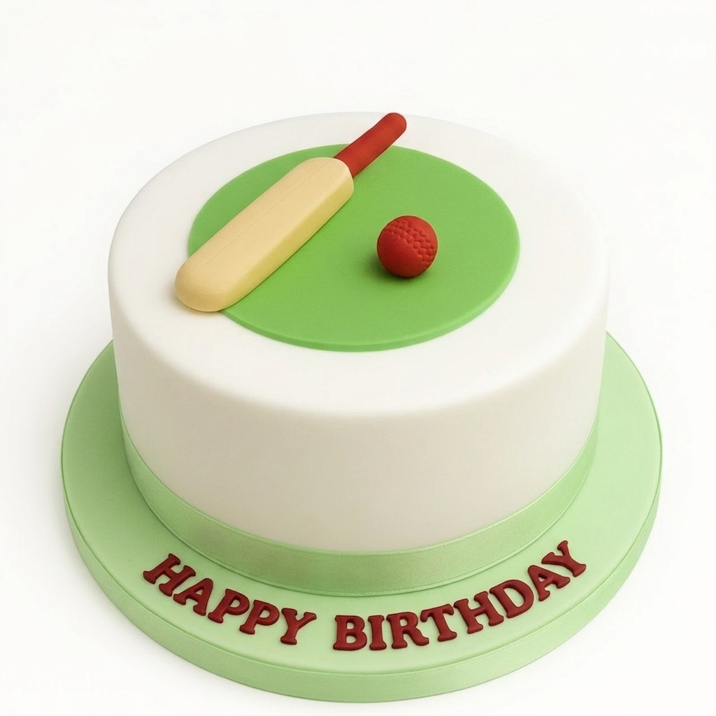 Cricket Birthday Cake