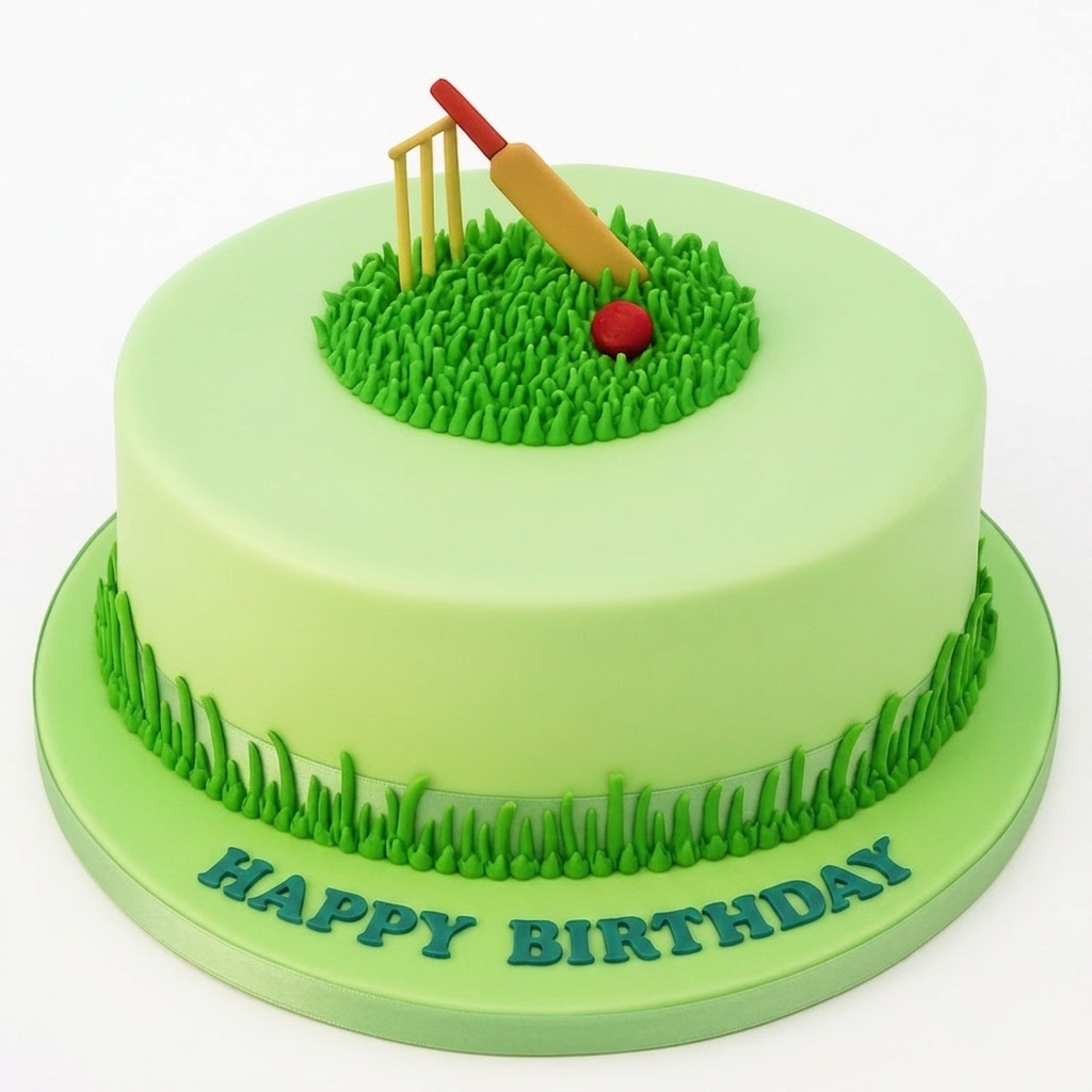 Cricket Birthday Cake