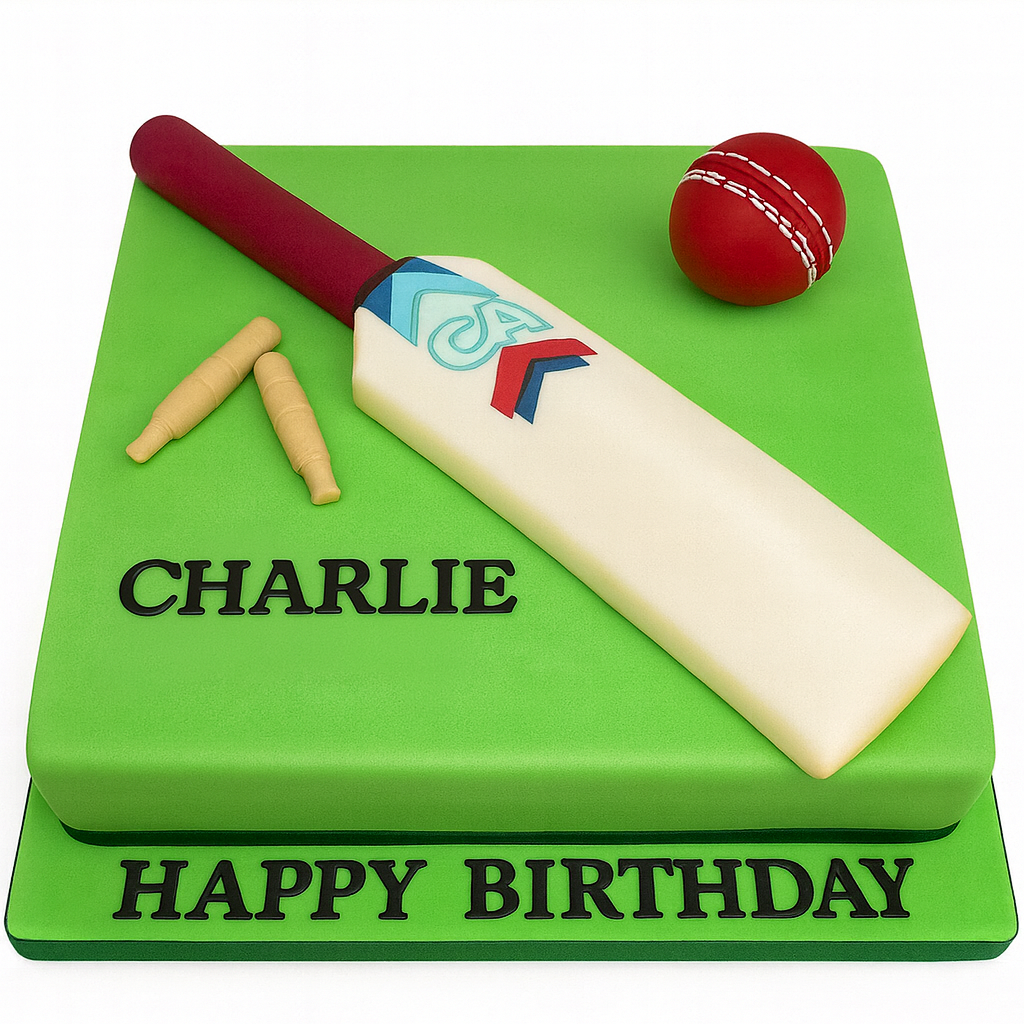 Cricket theme Birthday Cake