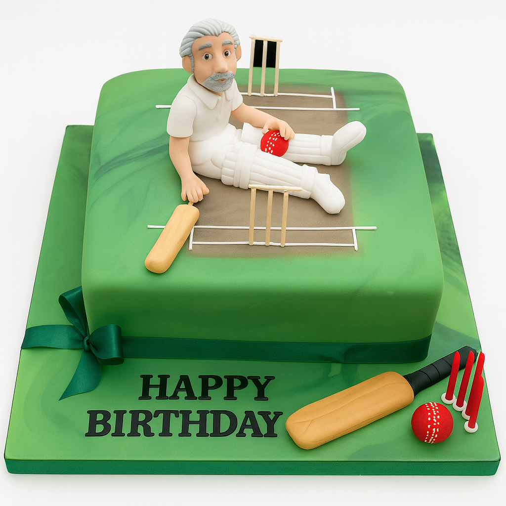 Cricket Theme Birthday Cake Cheap