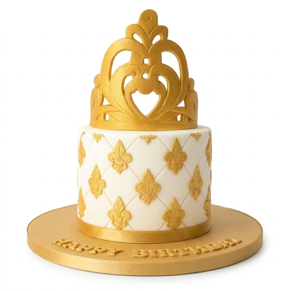 Crown Birthday Cake for Her