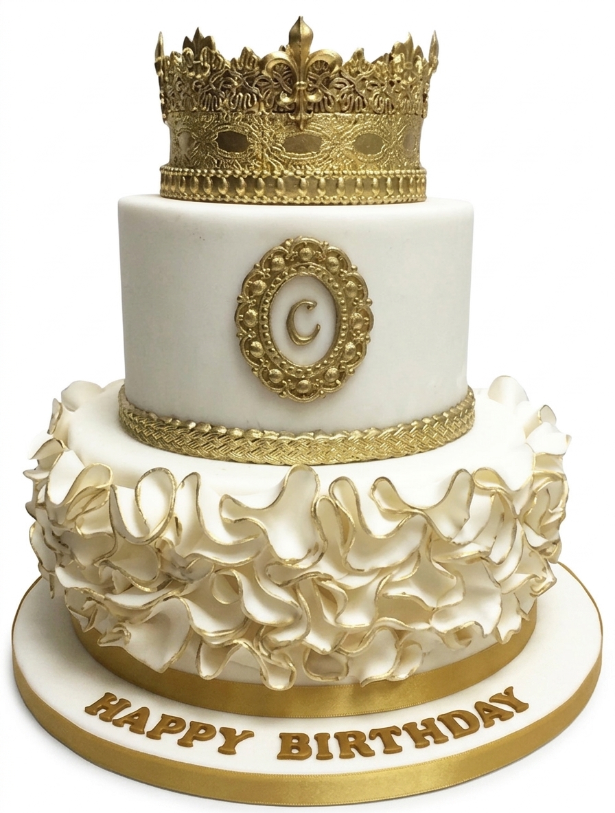 Princess Crown Birthday Cake for Her