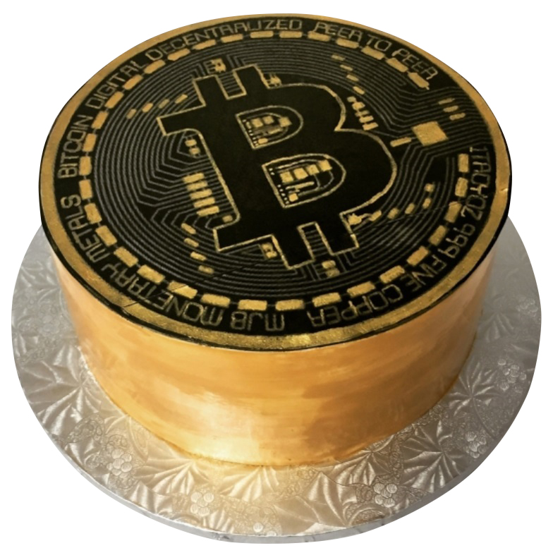 Crypto currency cake