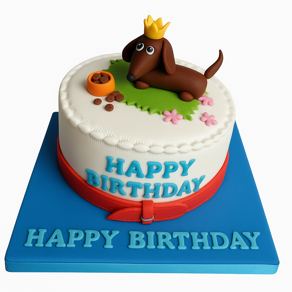 Dachshund cake
