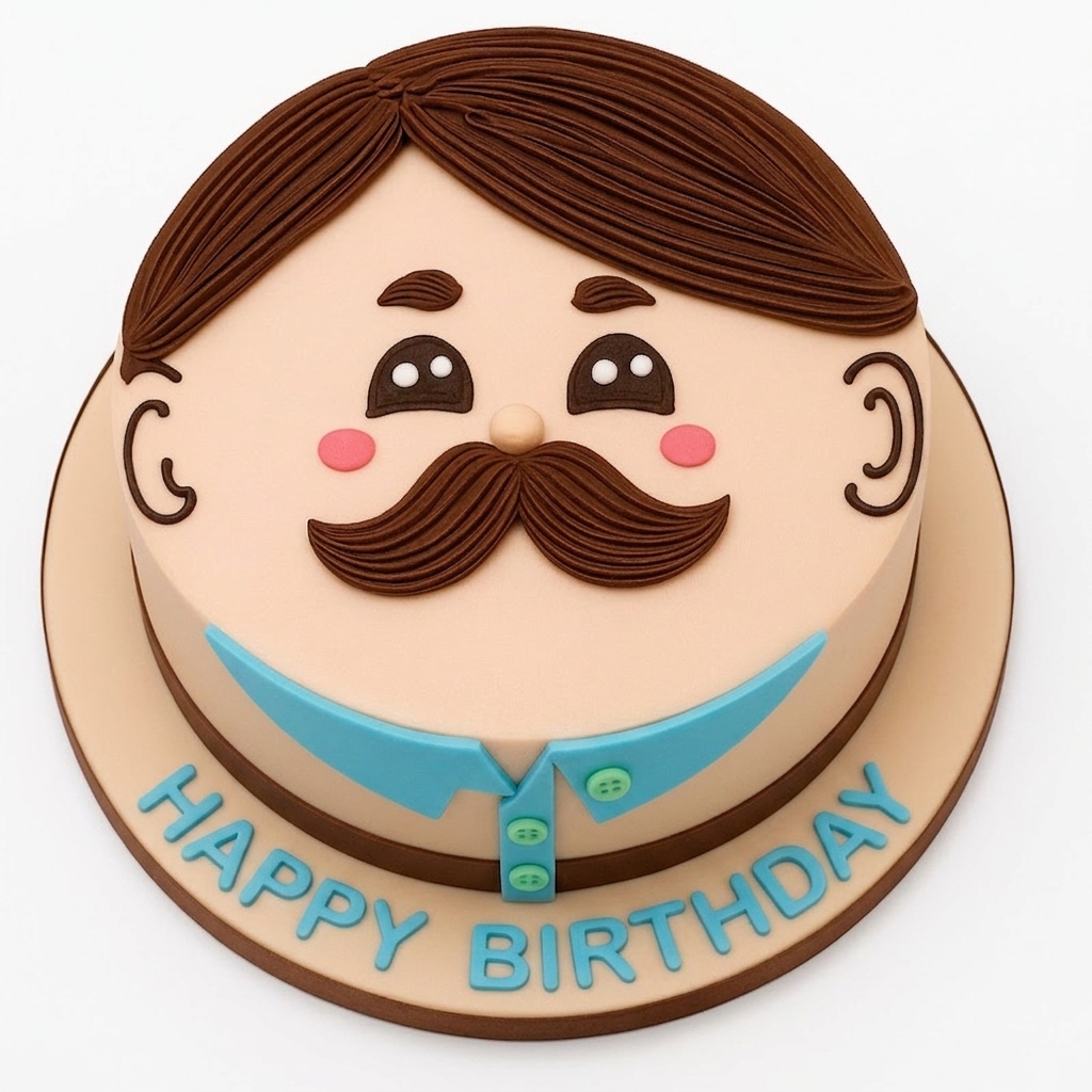 Dad's Gentleman Birthday Cake