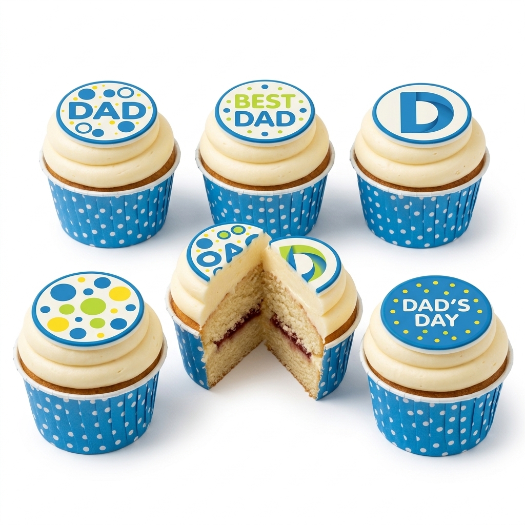 Best Dad Father's Day Cupcakes