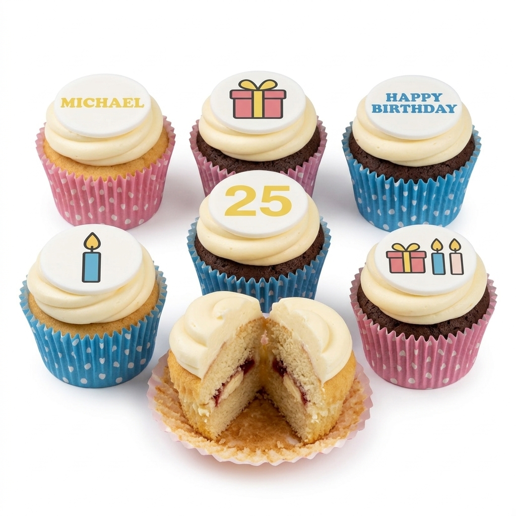 Birthday Celebration Cupcakes