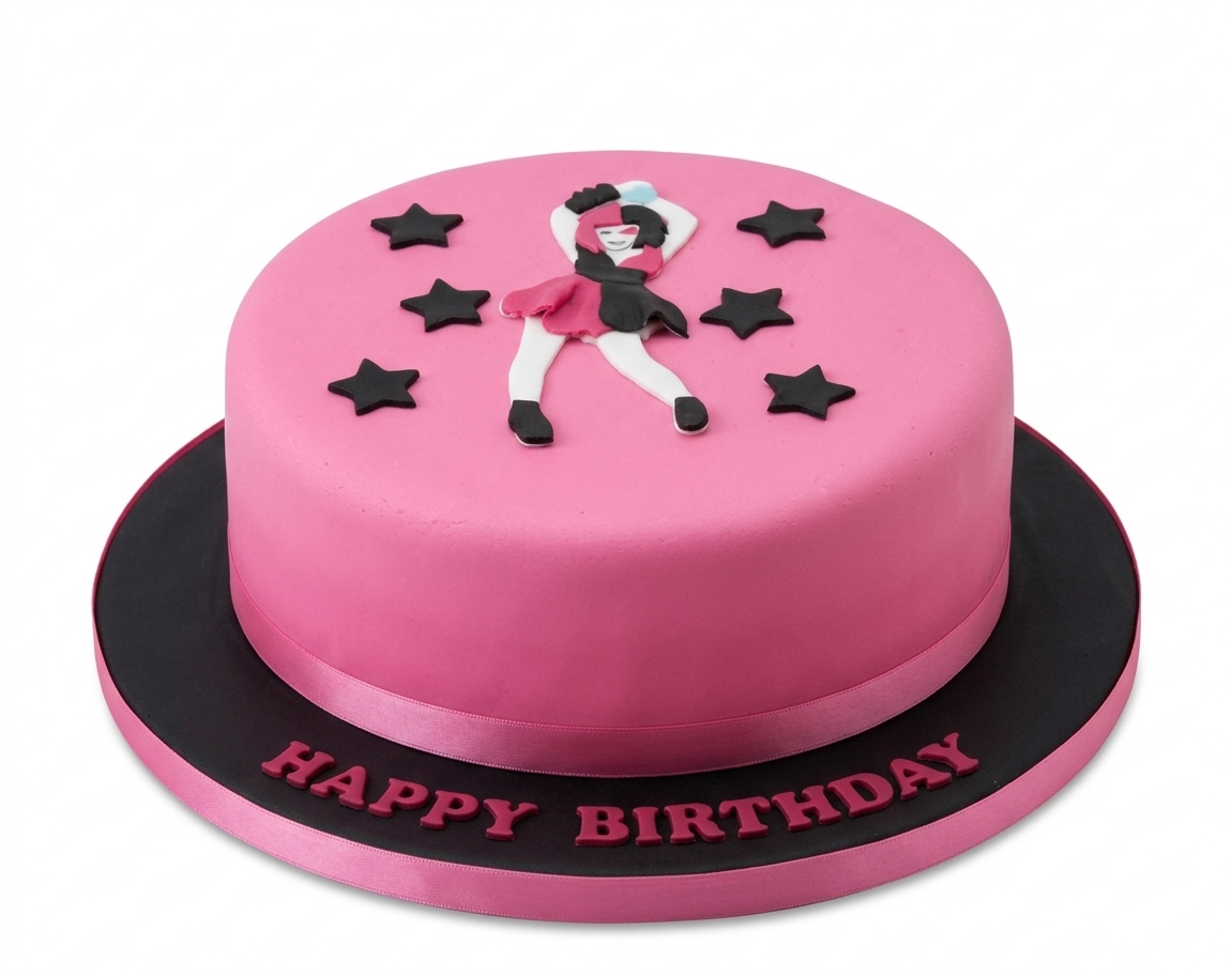 Dancer Theme Birthday Cake for Girls