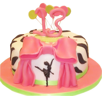 Dancers birthday cake