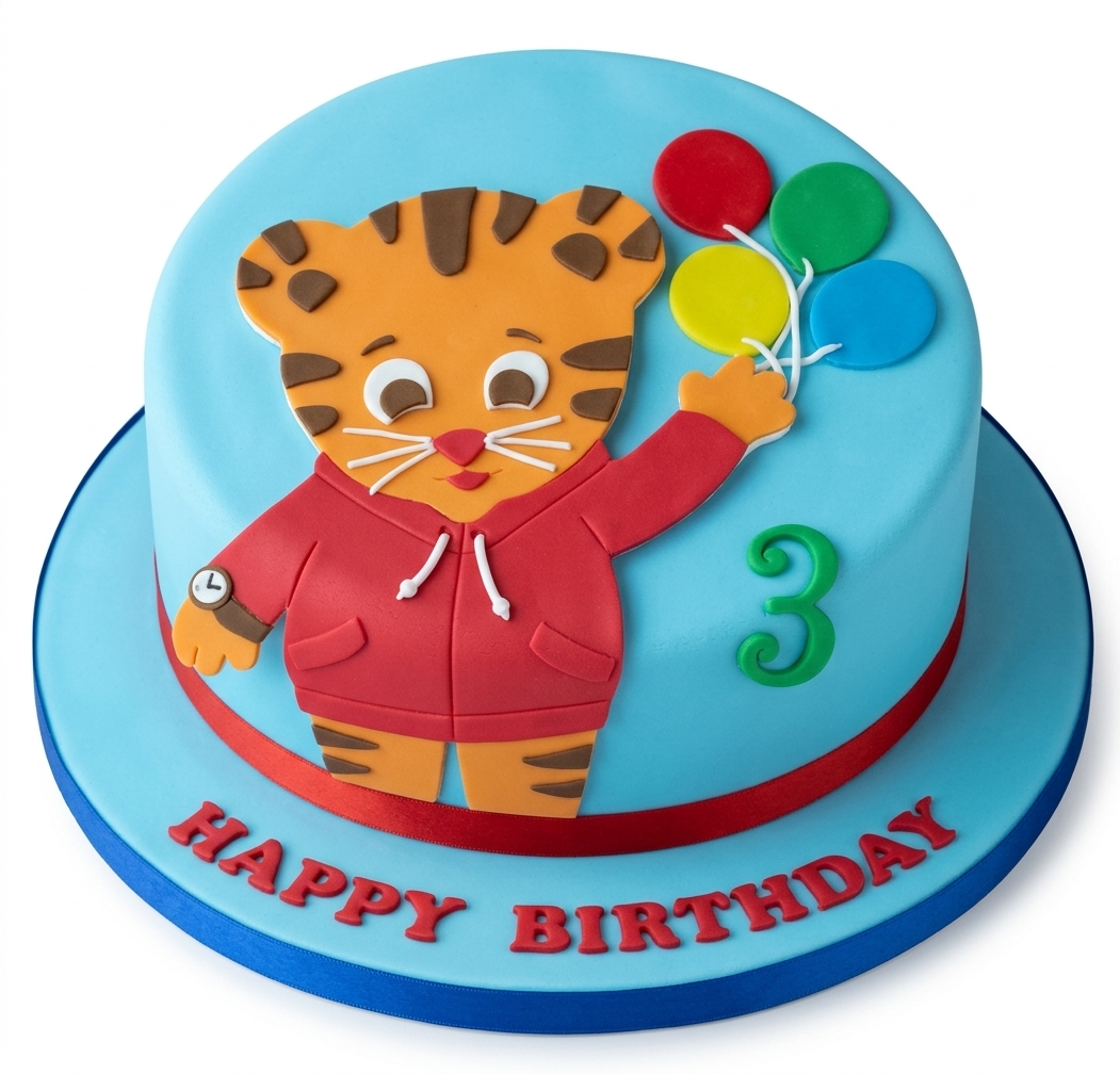 Daniel Tiger Kids Birthday Cake